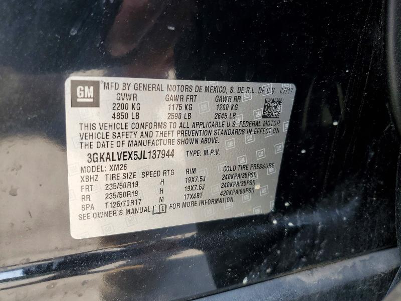 Auction sale of the 2018 Gmc Terrain, vin: 3GKALVEX5JL137944, lot number: 60834046