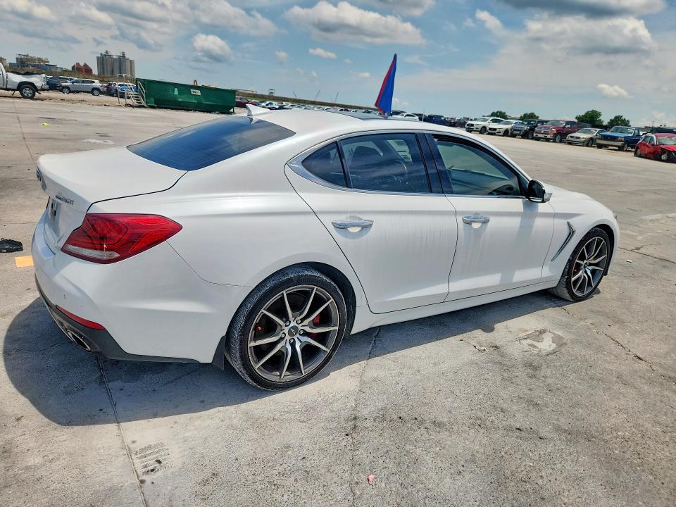 2020 Genesis G70 მანქანა იყიდება აუქციონზე, vin: KMTG34LE9LU053590, აუქციონის ნომერი: 59234746