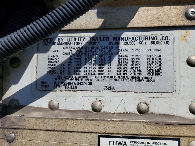 Продажа на аукционе авто 2016 Utility Vs2ra, vin: 1UYVS2484GU427438, номер лота: 59903636