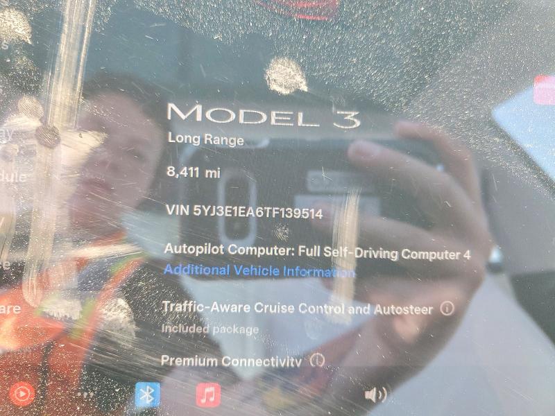 Aukcja sprzedaży 2026 Tesla Model 3, vin: 5YJ3E1EA6TF139514, numer aukcji: 61024206