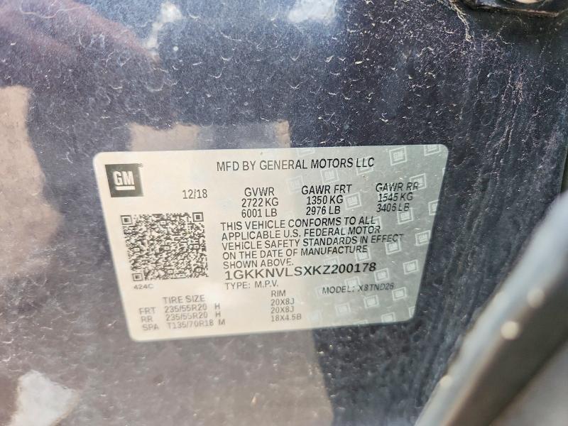 Продажа на аукционе авто 2019 Gmc Acadia, vin: 1GKKNVLSXKZ200178, номер лота: 60397236