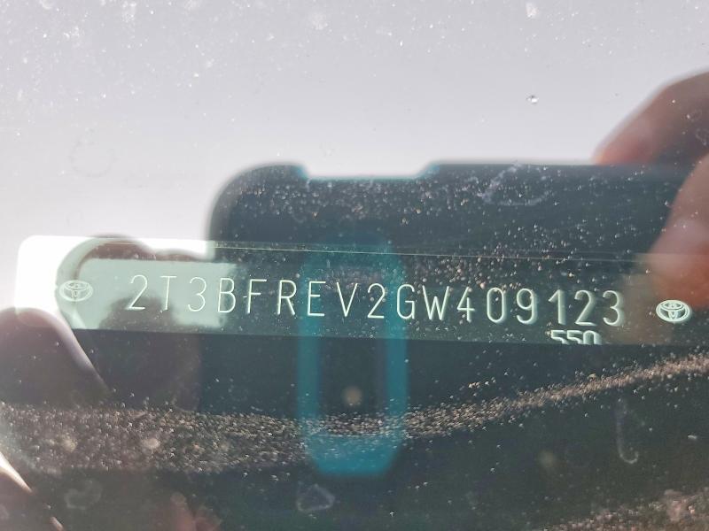 60050926 :رقم المزاد ، 2T3BFREV2GW409123 vin ، 2016 Toyota Rav4 مزاد بيع