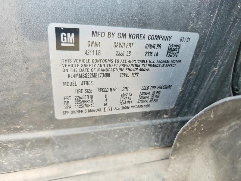 Aukcja sprzedaży 2021 Buick Encore Gx, vin: KL4MMBS22MB173488, numer aukcji: 61915516
