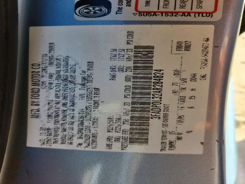 Aukcja sprzedaży 2010 Ford Fusion, vin: 3FADP0L32AR284824, numer aukcji: 61768566