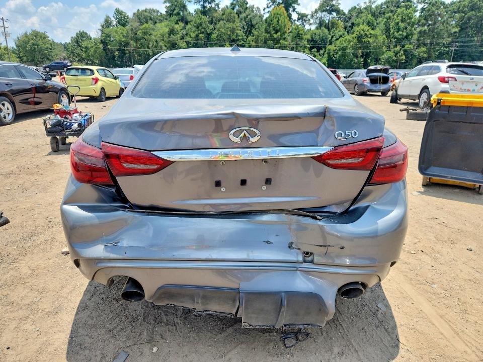 2018 Infiniti Q50 მანქანა იყიდება აუქციონზე, vin: JN1EV7AP3JM357648, აუქციონის ნომერი: 62787556