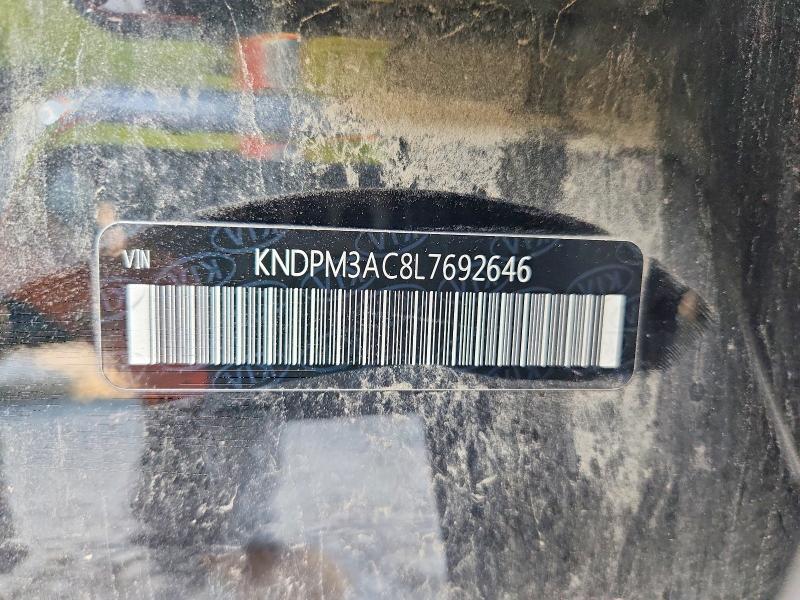 2020 Kia Sportage მანქანა იყიდება აუქციონზე, vin: KNDPM3AC8L7692646, აუქციონის ნომერი: 85792055
