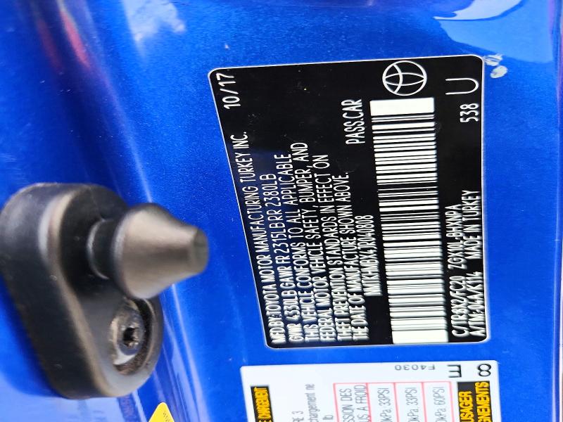 Aukcja sprzedaży 2018 Toyota C-hr, vin: NMTKHMBX4JR040808, numer aukcji: 60305836