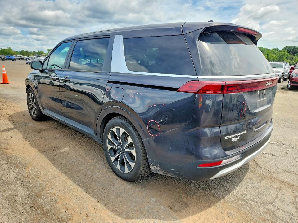 59781626 :رقم المزاد ، KNDNC5H35N6093398 vin ، 2022 Kia Carnival مزاد بيع