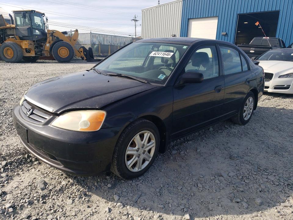 62411646 :رقم المزاد ، 2HGES15693H911268 vin ، 2003 Honda Civic مزاد بيع