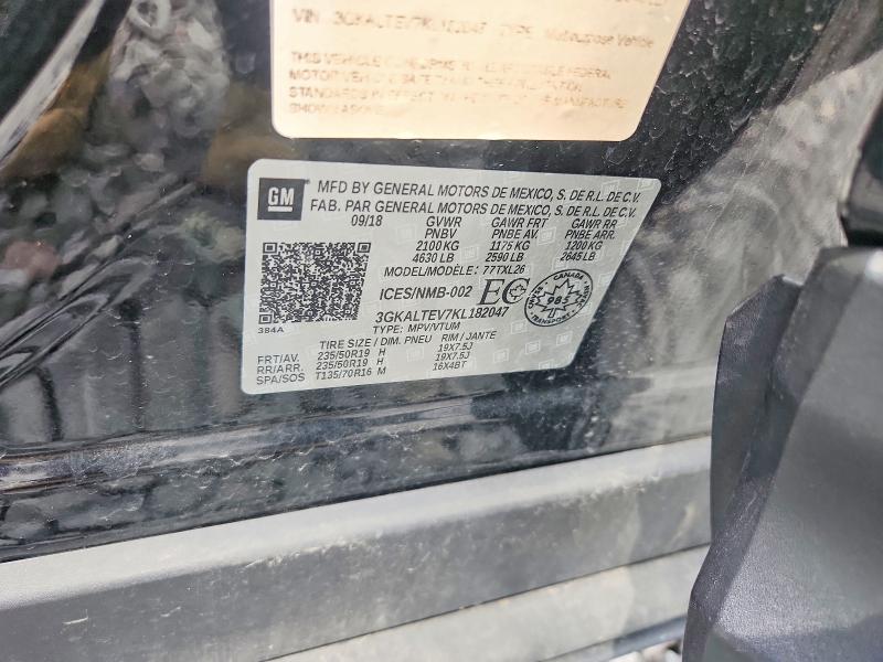 Продажа на аукционе авто 2019 Gmc Terrain, vin: 3GKALTEV7KL182047, номер лота: 59885966