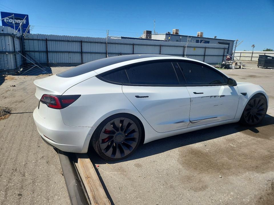 2022 Tesla Model 3 მანქანა იყიდება აუქციონზე, vin: 5YJ3E1EC6NF143633, აუქციონის ნომერი: 59200906