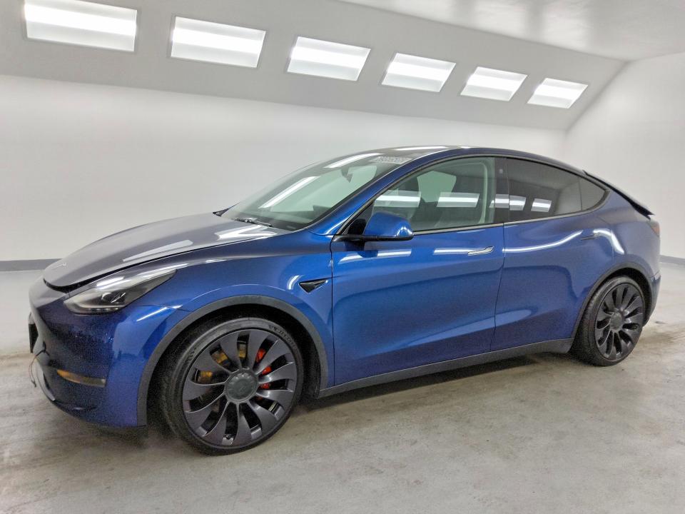 2022 Tesla Model Y მანქანა იყიდება აუქციონზე, vin: 7SAYGDEF6NF389239, აუქციონის ნომერი: 60960586