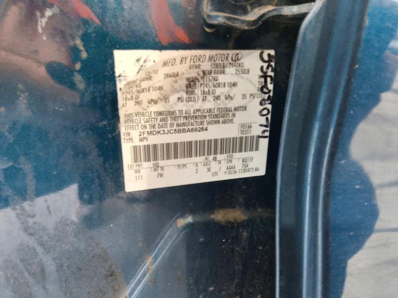 Продажа на аукционе авто 2011 Ford Edge, vin: 2FMDK3JC5BBA69284, номер лота: 62090656