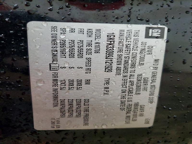 Продаж на аукціоні авто 2009 Gmc Yukon, vin: 1GKFK33099J121929, номер лоту: 61877666
