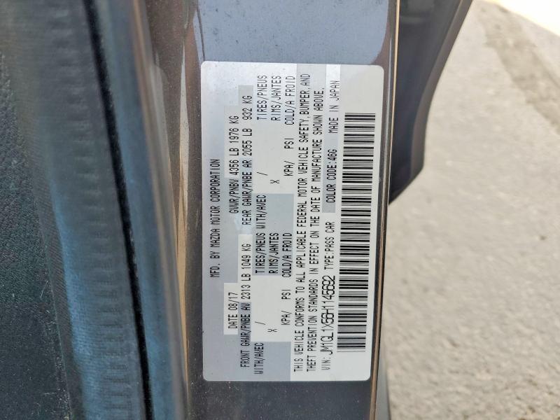 Aukcja sprzedaży 2017 Mazda 6, vin: JM1GL1X56H1145692, numer aukcji: 63352106