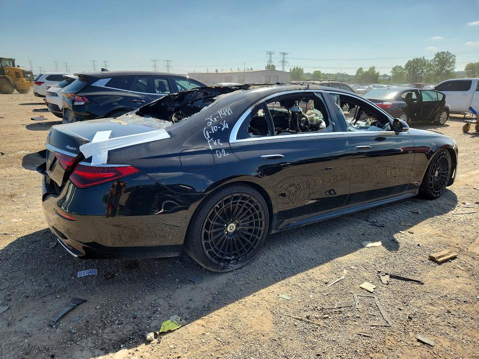 57414446 :رقم المزاد ، W1K6G7GB2NA129774 vin ، 2022 Mercedes-benz S مزاد بيع