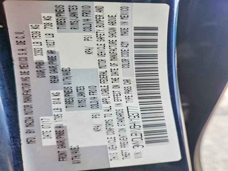 60937176 :رقم المزاد ، 3MYDLBYV6HY193777 vin ، 2017 Toyota Yaris مزاد بيع