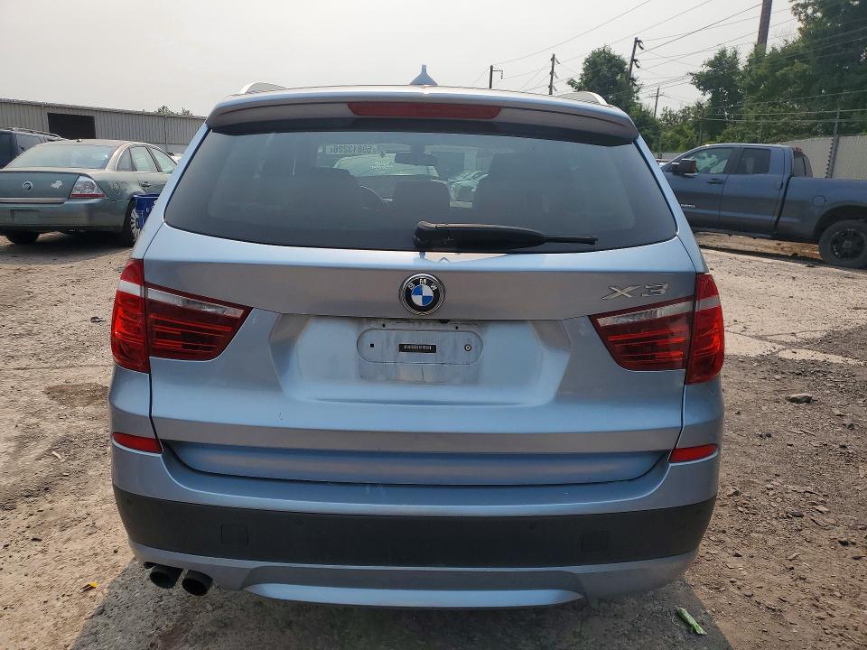 2012 Bmw X3 მანქანა იყიდება აუქციონზე, vin: 5UXWX5C56CL727428, აუქციონის ნომერი: 59813226