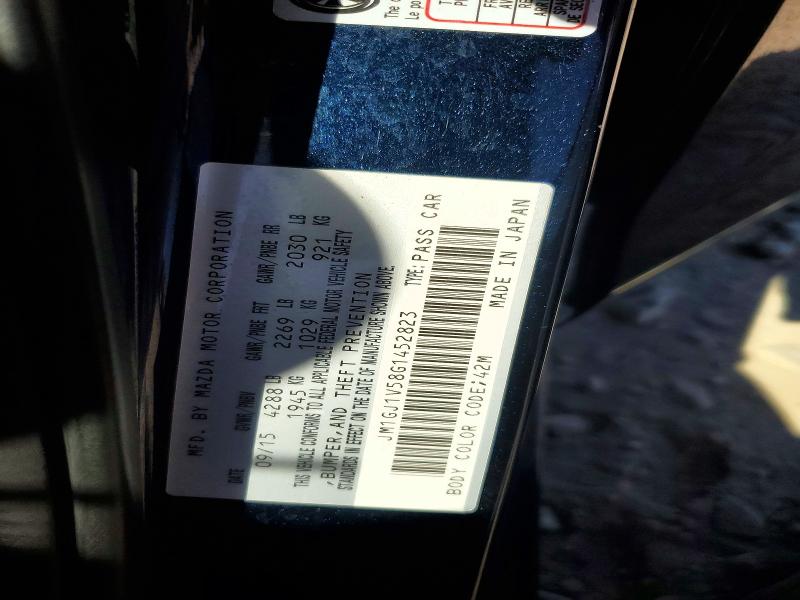 61532406 :رقم المزاد ، JM1GJ1V58G1452823 vin ، 2016 Mazda 6 مزاد بيع