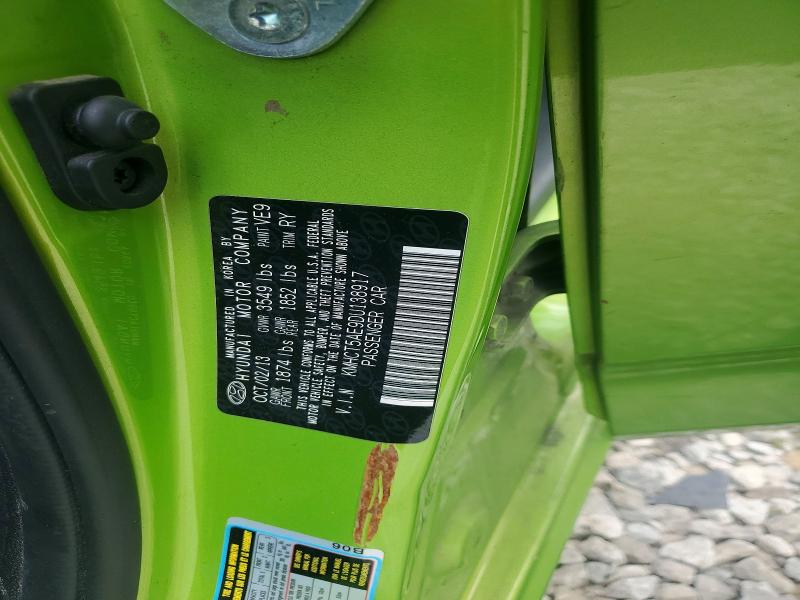 Продаж на аукціоні авто 2013 Hyundai Accent, vin: KMHCT5AE9DU138917, номер лоту: 59997016