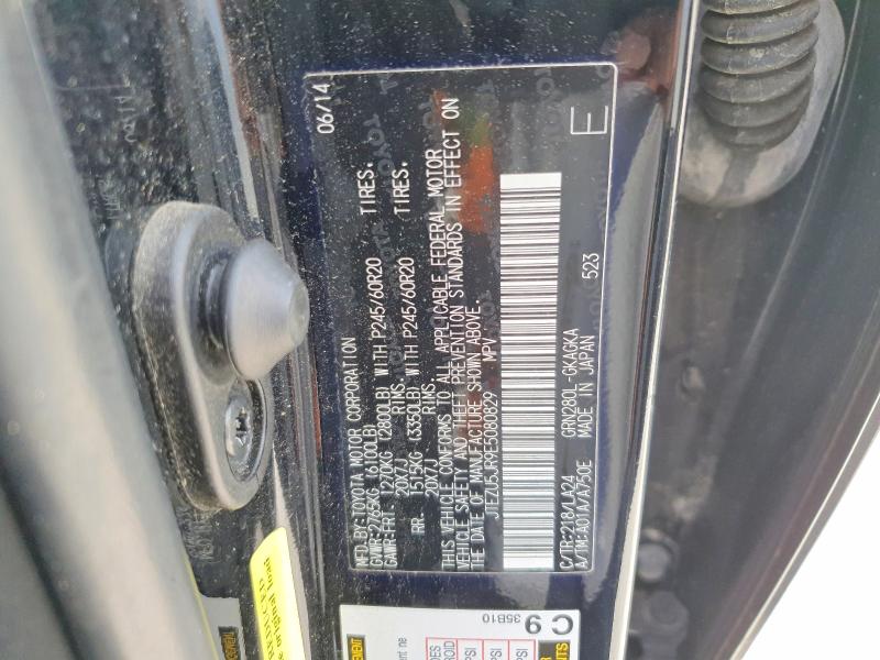 Aukcja sprzedaży 2014 Toyota 4runner, vin: JTEZU5JR9E5080829, numer aukcji: 61970866
