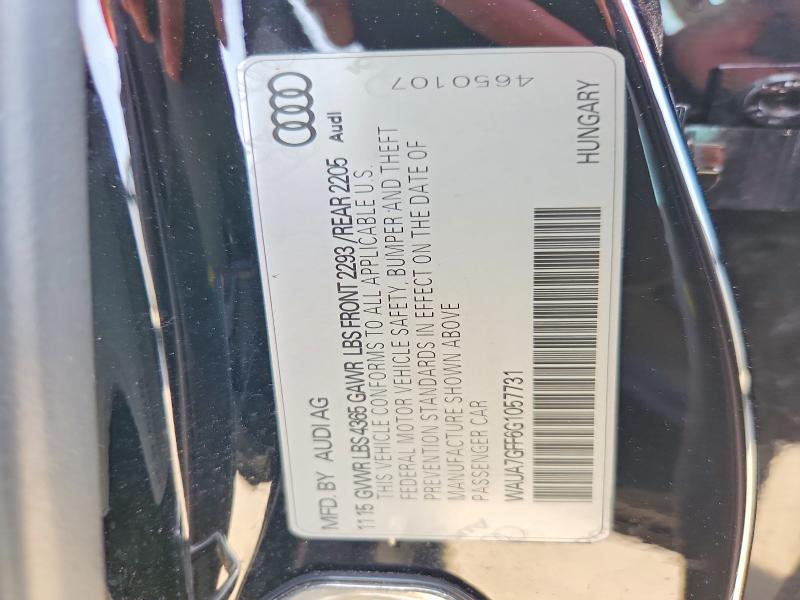 Продаж на аукціоні авто 2016 Audi A3, vin: WAUA7GFF6G1057731, номер лоту: 62531816
