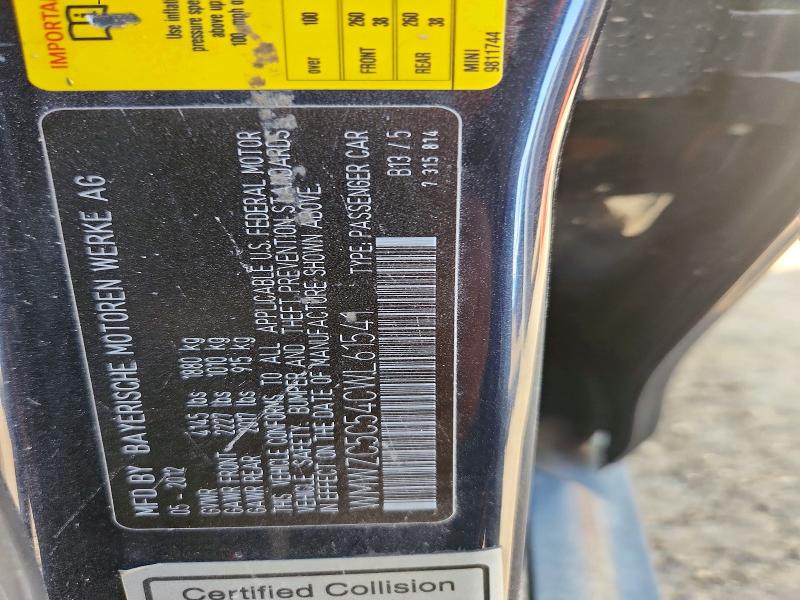 Продажа на аукционе авто 2012 Mini Cooper, vin: WMWZC5C54CWL61541, номер лота: 60430446