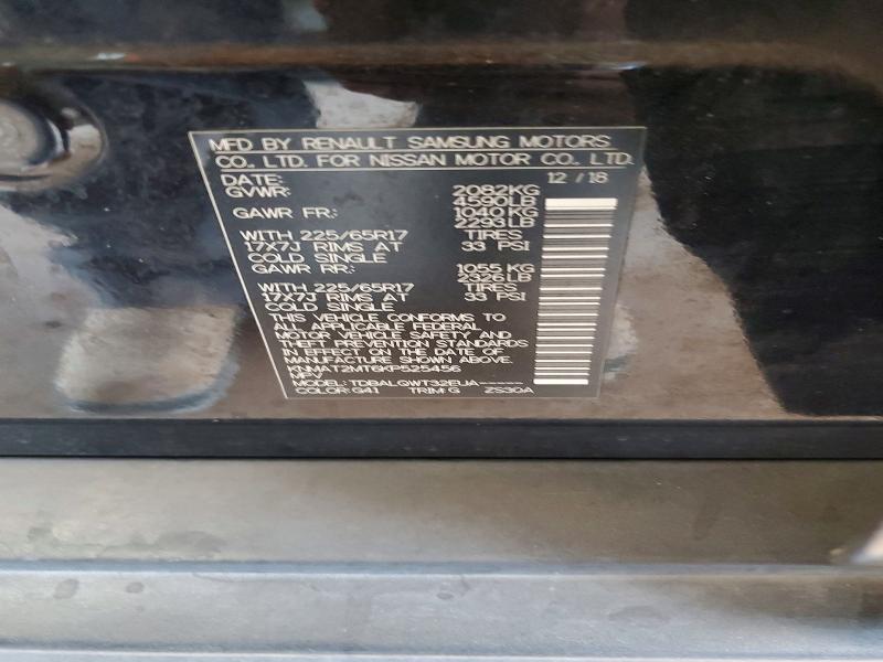 60491126 :رقم المزاد ، KNMAT2MT6KP525456 vin ، 2019 Nissan Rogue مزاد بيع