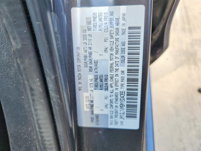 59381376 :رقم المزاد ، JM1GL1VM9M1604055 vin ، 2021 Mazda 6 مزاد بيع
