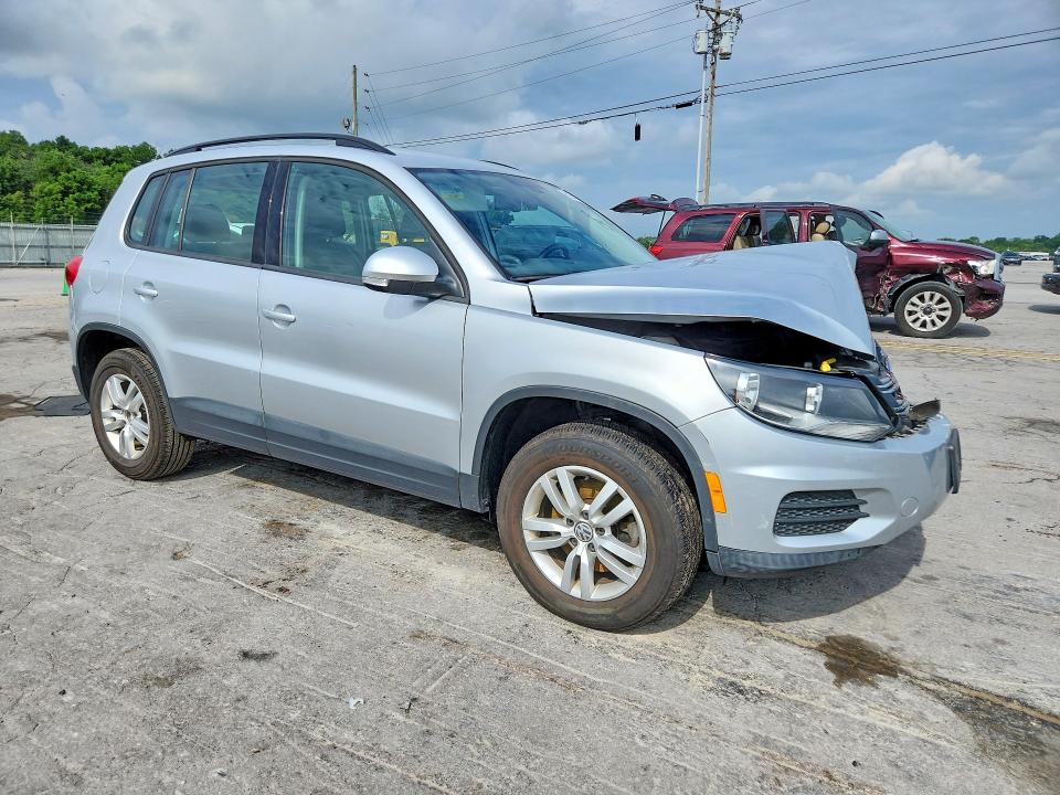 2017 Volkswagen Tiguan მანქანა იყიდება აუქციონზე, vin: WVGAV7AX9HK027381, აუქციონის ნომერი: 59716066