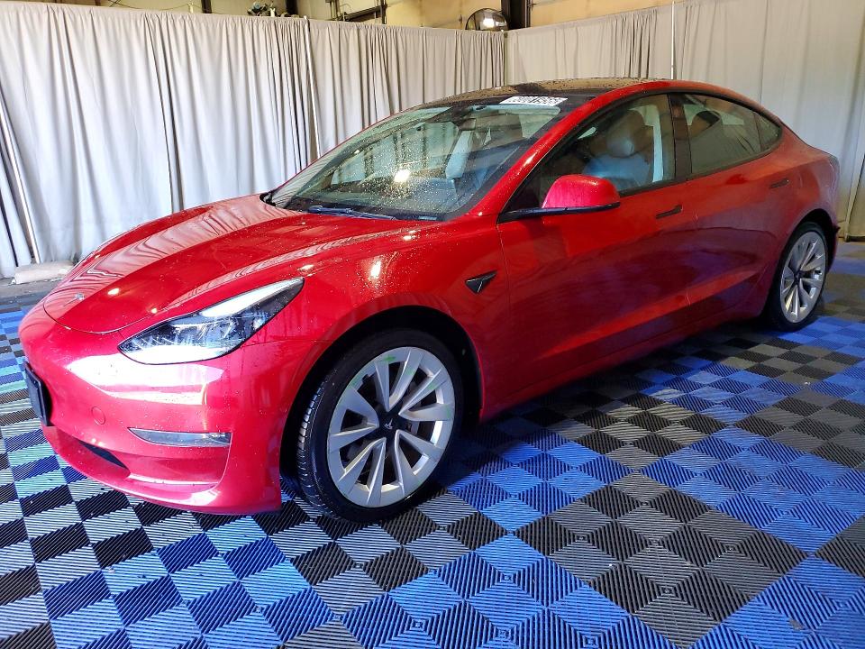 Aukcja sprzedaży 2022 Tesla Model 3, vin: 5YJ3E1EA7NF372580, numer aukcji: 60081956