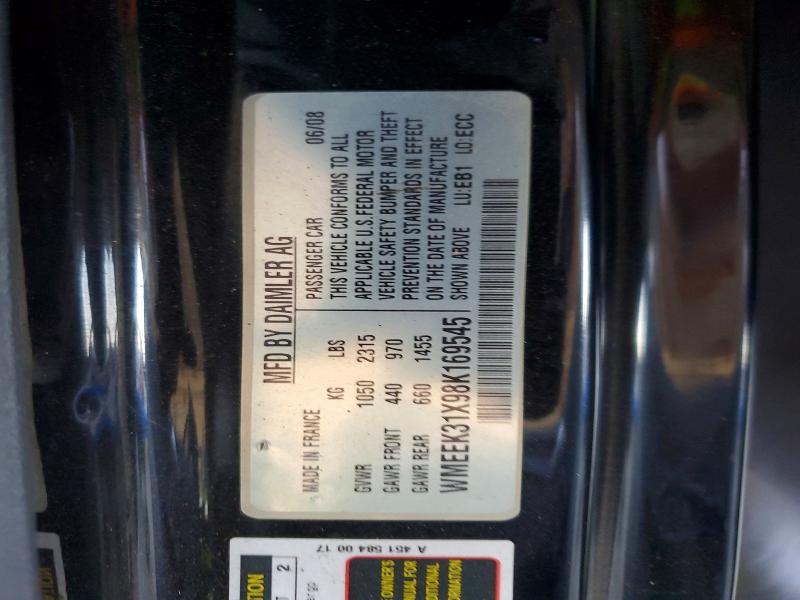 Продаж на аукціоні авто 2008 Smart Fortwo, vin: WMEEK31X98K169545, номер лоту: 62873696