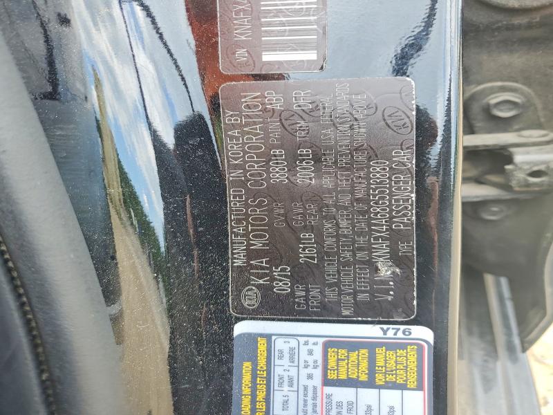 2016 Kia Forte მანქანა იყიდება აუქციონზე, vin: KNAFX4A68G5513880, აუქციონის ნომერი: 61536586