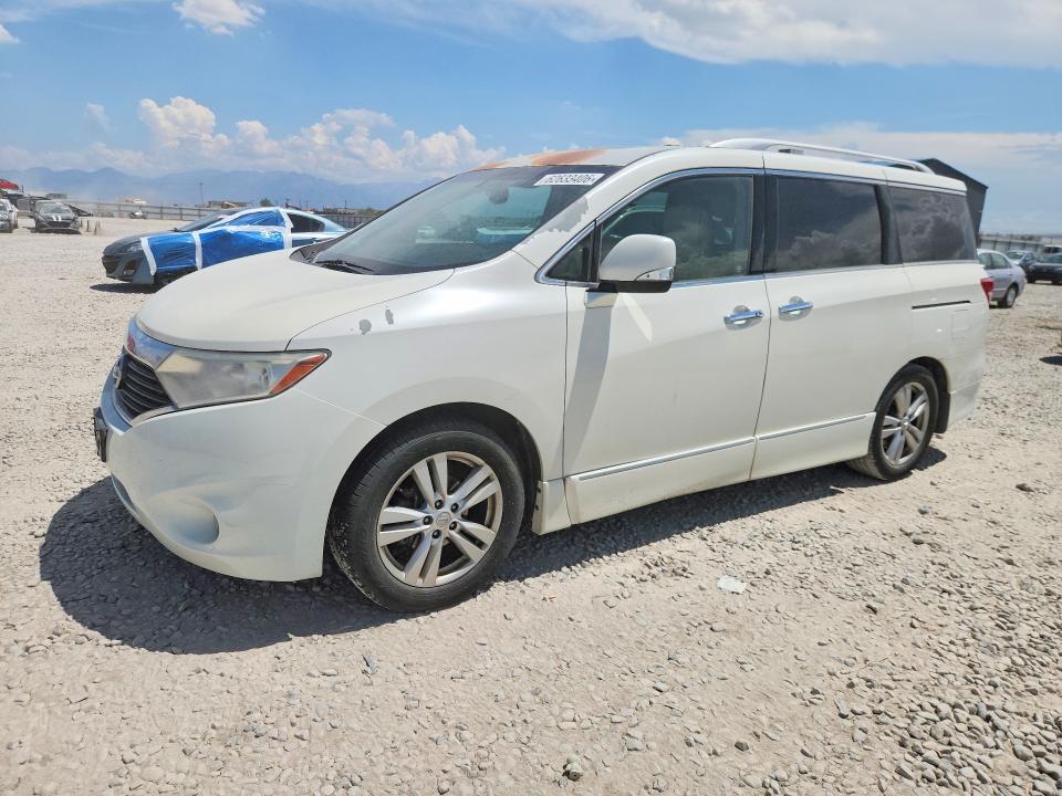 2012 Nissan Quest მანქანა იყიდება აუქციონზე, vin: JN8AE2KP9C9033627, აუქციონის ნომერი: 62633406