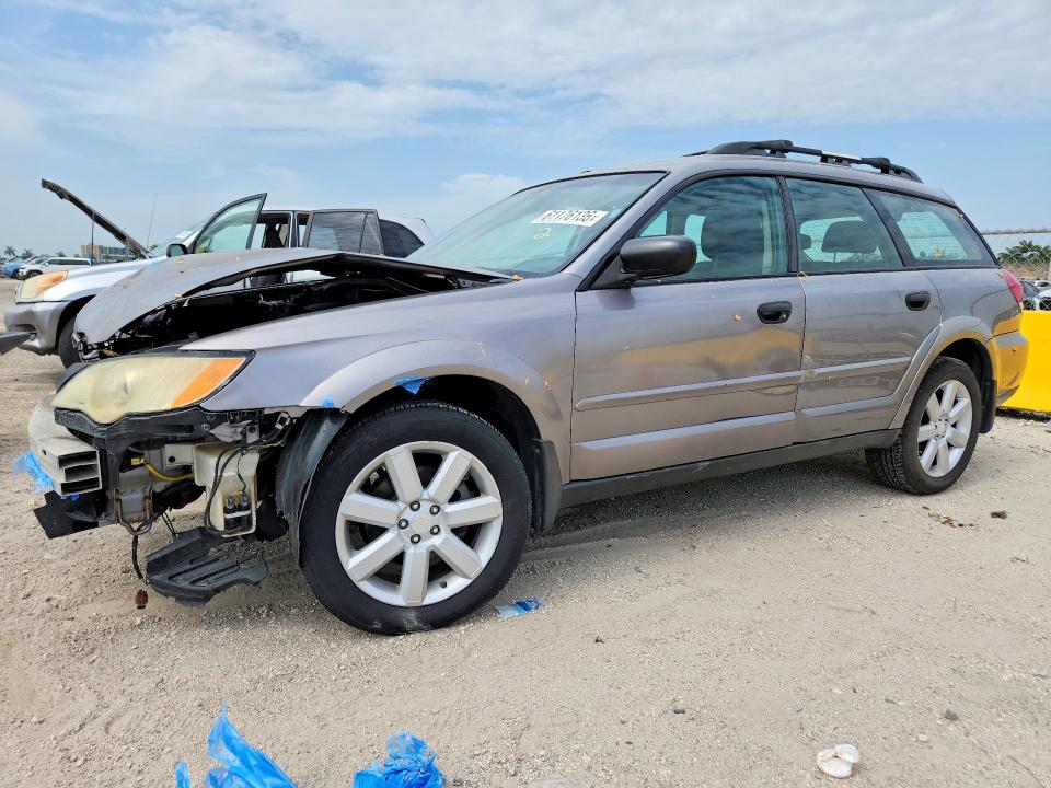 2008 Subaru Outback მანქანა იყიდება აუქციონზე, vin: 4S4BP61C187366290, აუქციონის ნომერი: 61176136