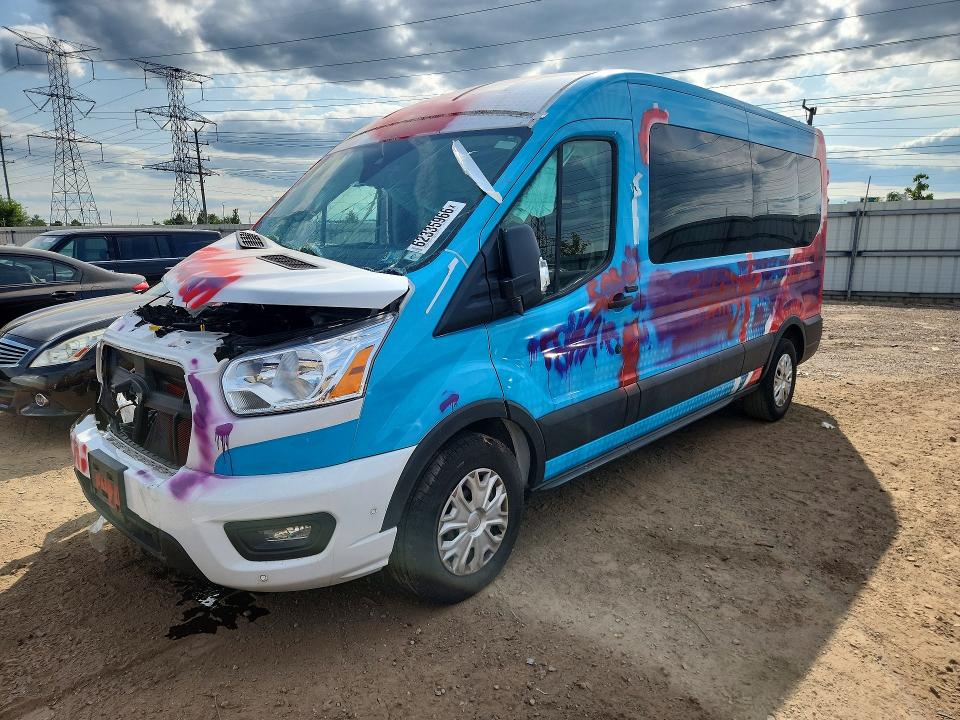 62335966 :رقم المزاد ، 1FBAX2C83MKA13823 vin ، 2021 Ford Transit مزاد بيع