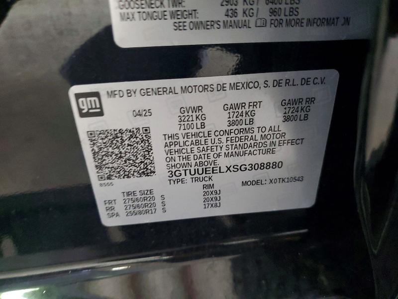 60005986 :رقم المزاد ، 3GTUUEELXSG308880 vin ، 2025 Gmc Sierra مزاد بيع