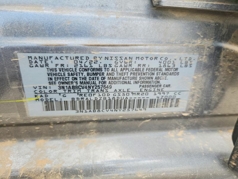 Aukcja sprzedaży 2022 Nissan Sentra, vin: 3N1AB8CV4NY257649, numer aukcji: 63326586