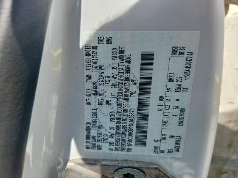 Продаж на аукціоні авто 2013 Ford Escape, vin: 1FMCU9G91DUA56873, номер лоту: 62090976