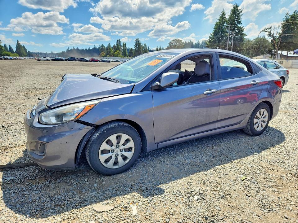 2016 Hyundai Accent მანქანა იყიდება აუქციონზე, vin: KMHCT4AE6GU016742, აუქციონის ნომერი: 62655556