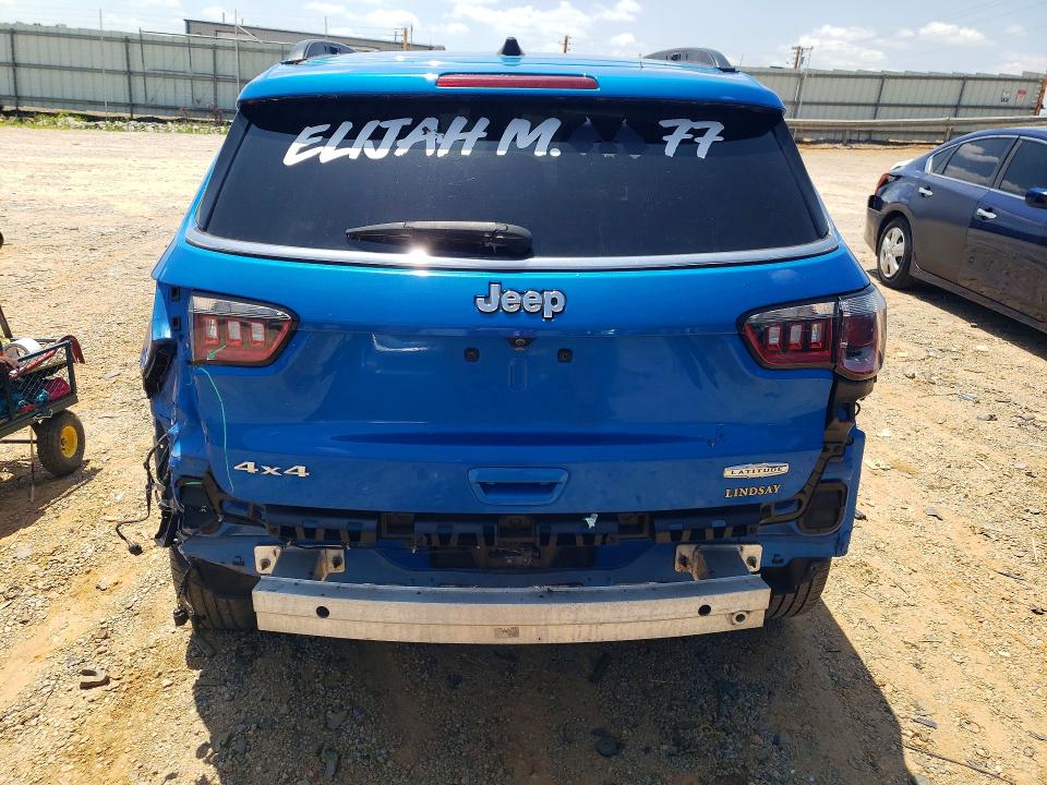 2020 Jeep Compass მანქანა იყიდება აუქციონზე, vin: 3C4NJDBB7LT251582, აუქციონის ნომერი: 58995776