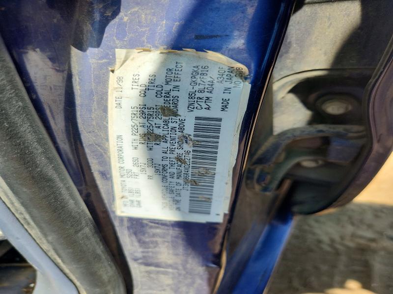 1999 Toyota 4runner მანქანა იყიდება აუქციონზე, vin: JT3HN86R4X0212746, აუქციონის ნომერი: 59882546
