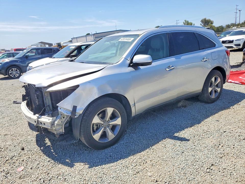 62624466 :رقم المزاد ، 5FRYD4H29EB025376 vin ، 2014 Acura Mdx مزاد بيع