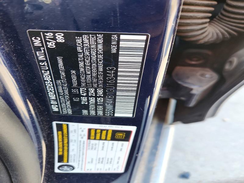 Продаж на аукціоні авто 2016 Mercedes-benz C, vin: 55SWF4KB1GU163443, номер лоту: 59735456
