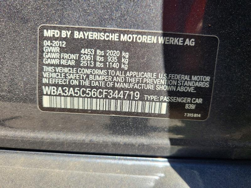 Продаж на аукціоні авто 2012 Bmw 328, vin: WBA3A5C56CF344719, номер лоту: 62875896