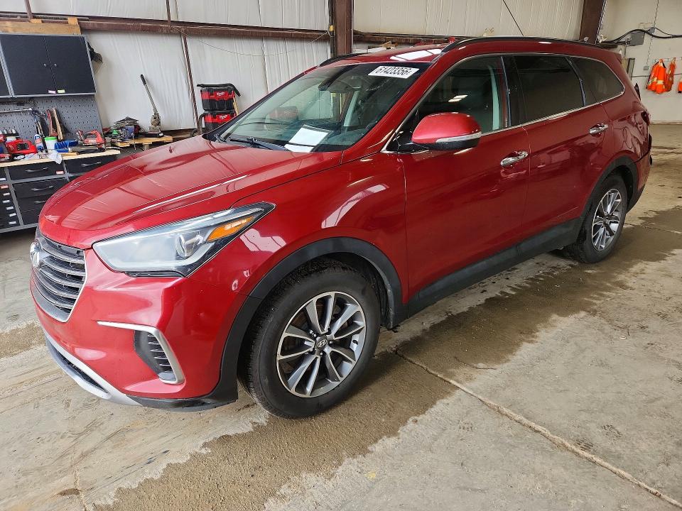 2019 Hyundai Santa Fe Xl მანქანა იყიდება აუქციონზე, vin: KM8SNDHF0KU297563, აუქციონის ნომერი: 61423356