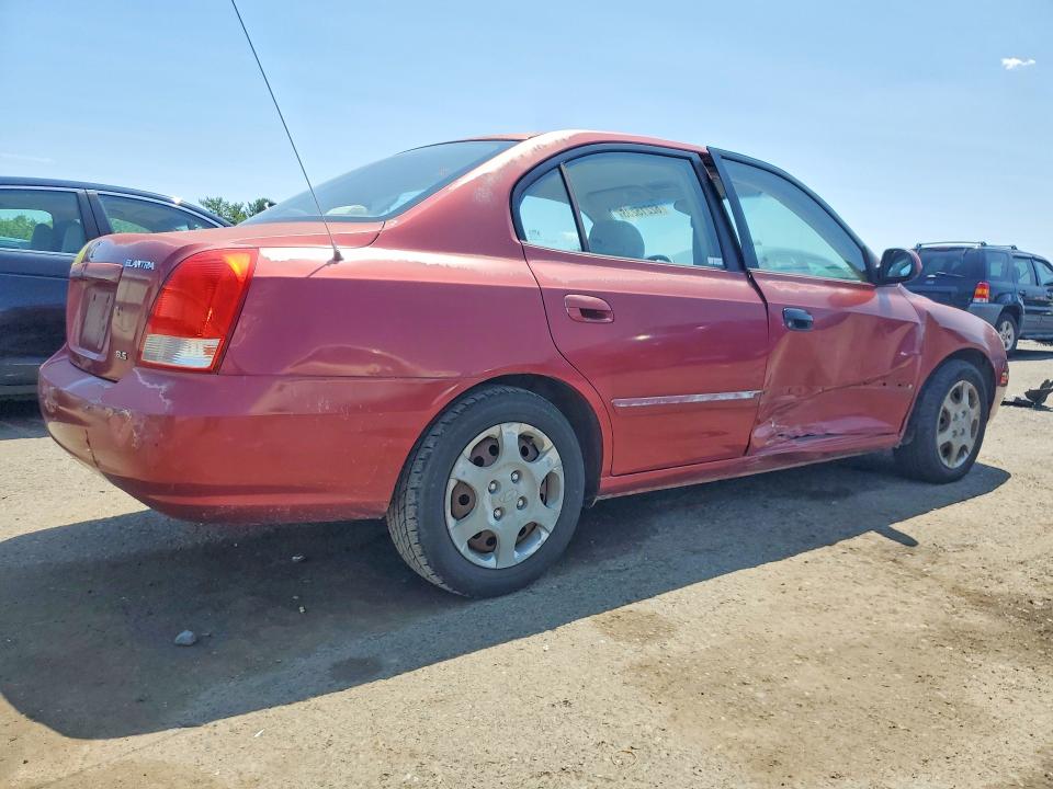 2002 Hyundai Elantra მანქანა იყიდება აუქციონზე, vin: KMHDN45D92U399911, აუქციონის ნომერი: 62215236