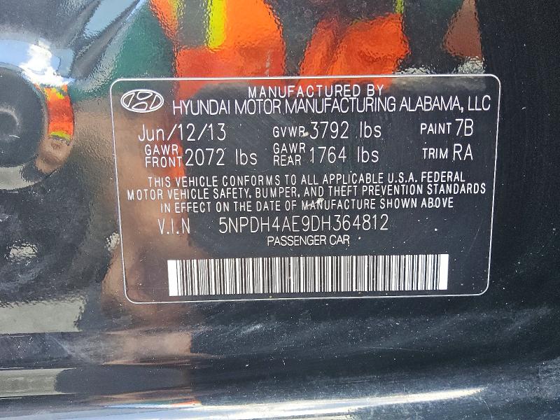 Продажа на аукционе авто 2013 Hyundai Elantra, vin: 5NPDH4AE9DH364812, номер лота: 62049566
