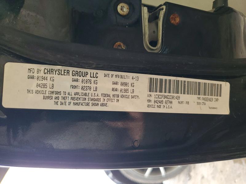 Продажа на аукционе авто 2013 Dodge Dart, vin: 1C3CDFBA6DD301420, номер лота: 59699896