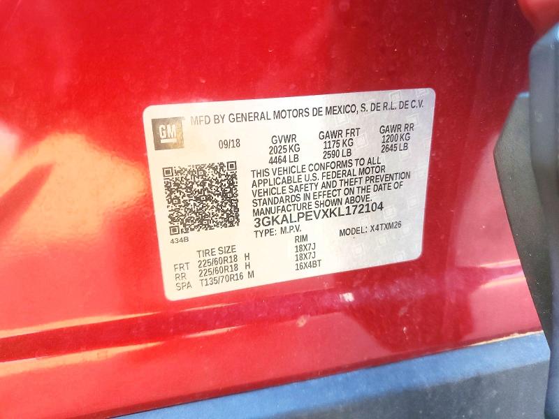Продажа на аукционе авто 2019 Gmc Terrain, vin: 3GKALPEVXKL172104, номер лота: 59710526